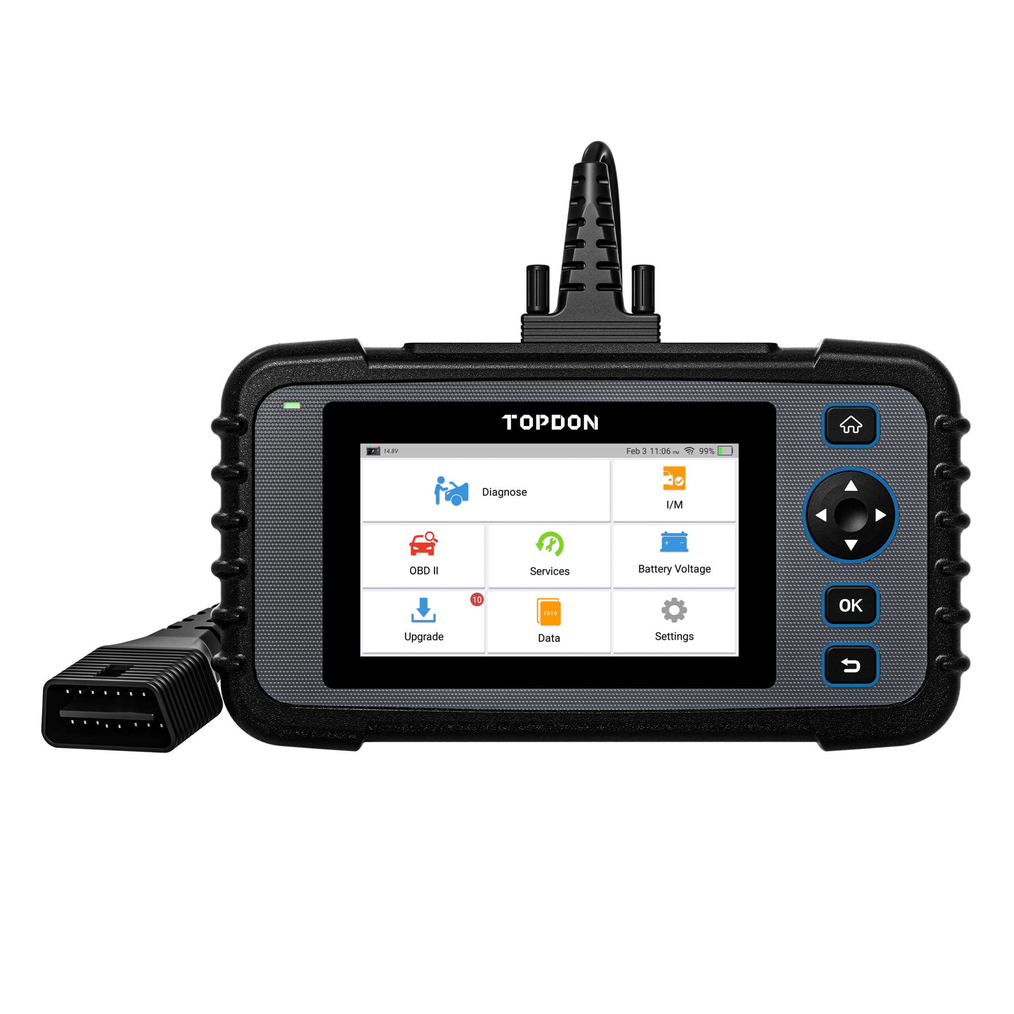 TOPDON, Android based OBD IIS can Tool w/Service Resets, Model# AD600S